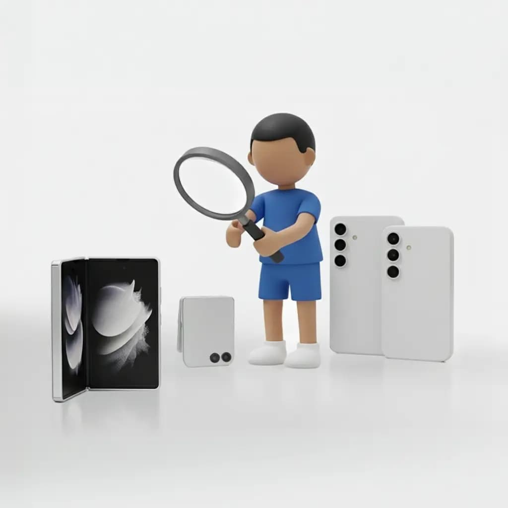 Device selection visual